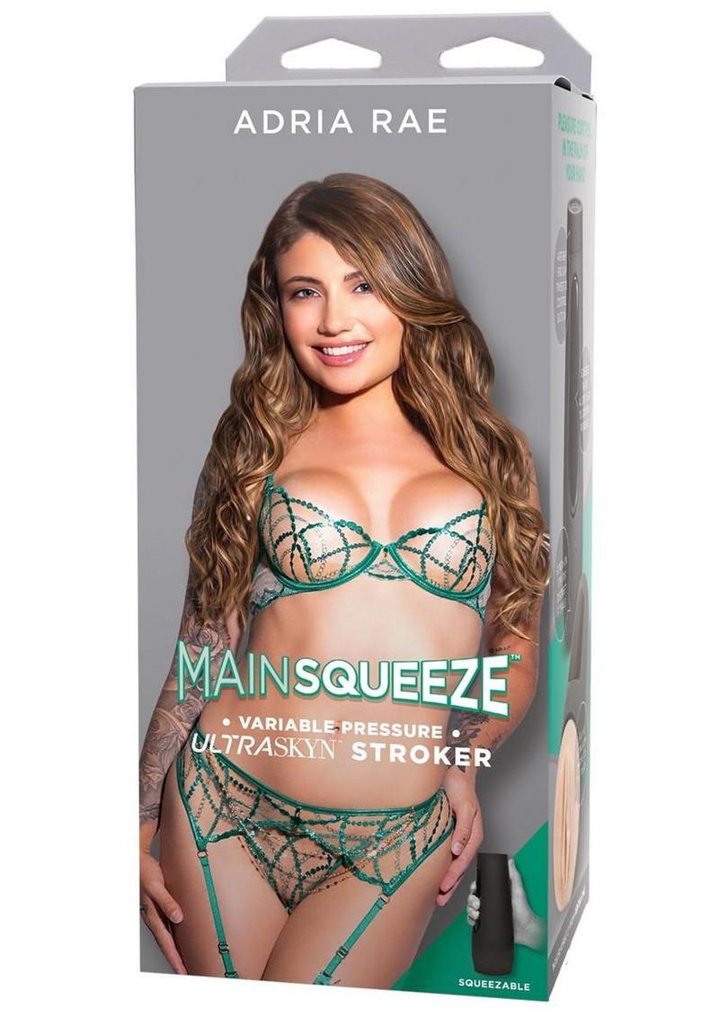 Main Squeeze Adria Rae Ultraskyn Masturbator - Pussy - Vanilla