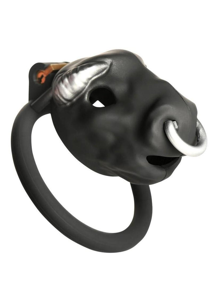 Master Series Bull Chastity Cage - Black