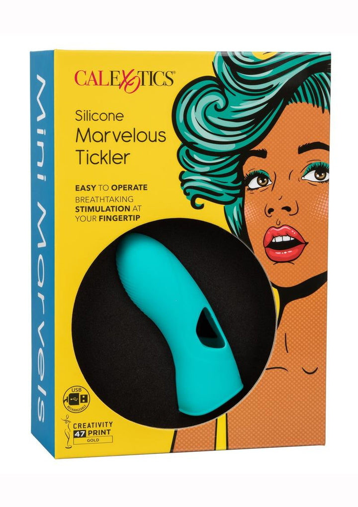 Mini Marvels Marvelous Tickler Rechargeable Silicone Finger Vibrator