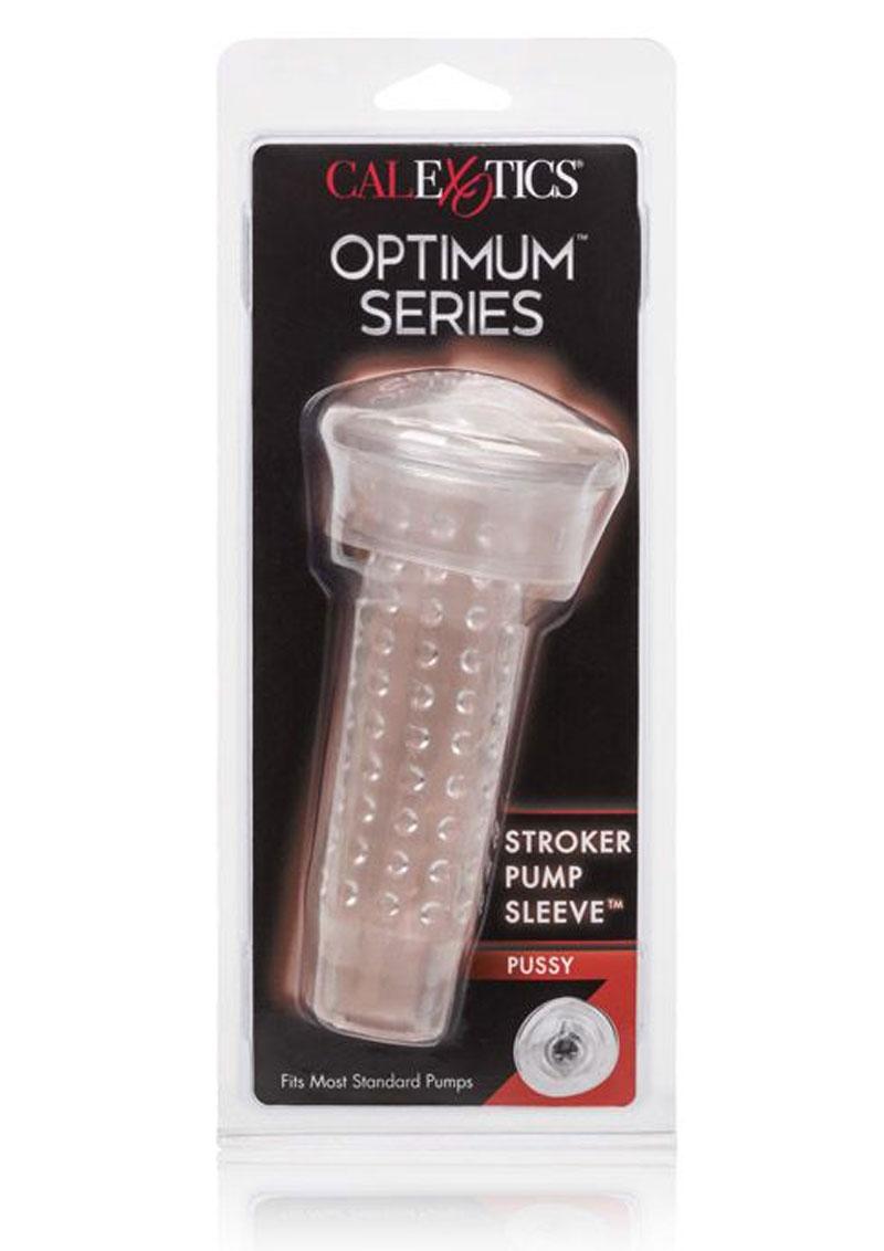 Optimum Series Stroker Pump Sleeve Masturbator - Pussy