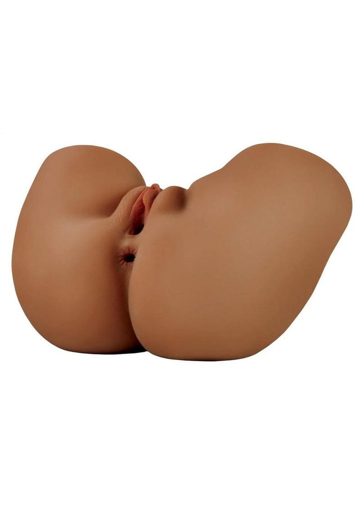 Pdx Elite Shake That Ass Vibrating Rechargeable Mega Masturbator - Caramel