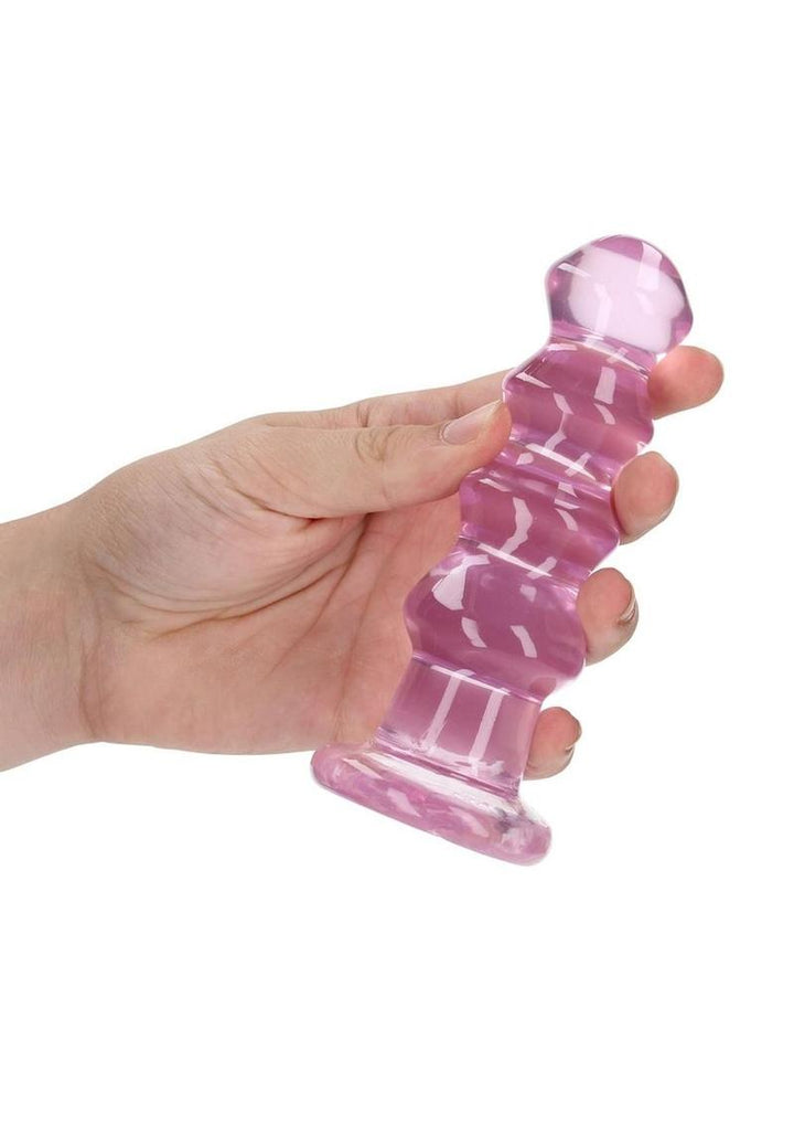 Realrock Curvy Dildo Or Butt Plug - Pink - 5.5in