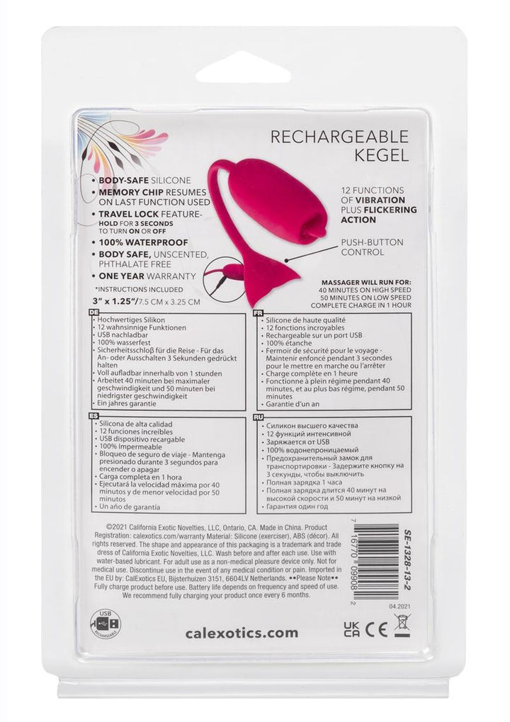 Rechargeable Silicone Kegel Teaser - Pink