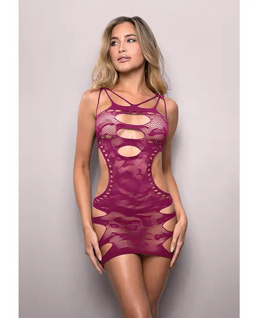 Vixen For The Thrill Leopard Knit Cut Out Dress