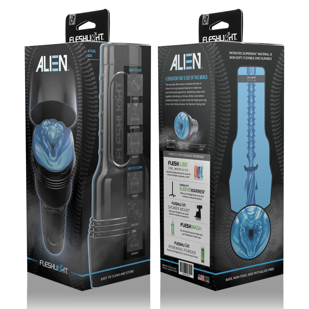 Fleshlight Fantasy Alien Blue Metallic
