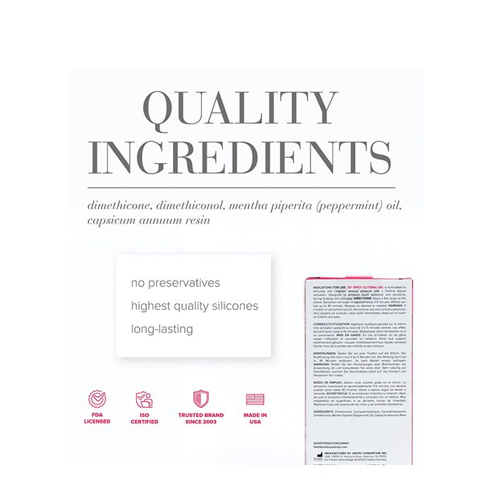 JO Spicy Clitoral Gel - Warming Stimulant 0.34 oz