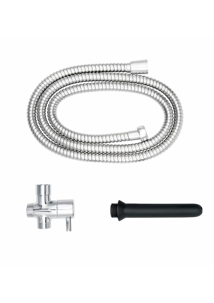 Aquaclean Shower Douche System with Diverter - Black