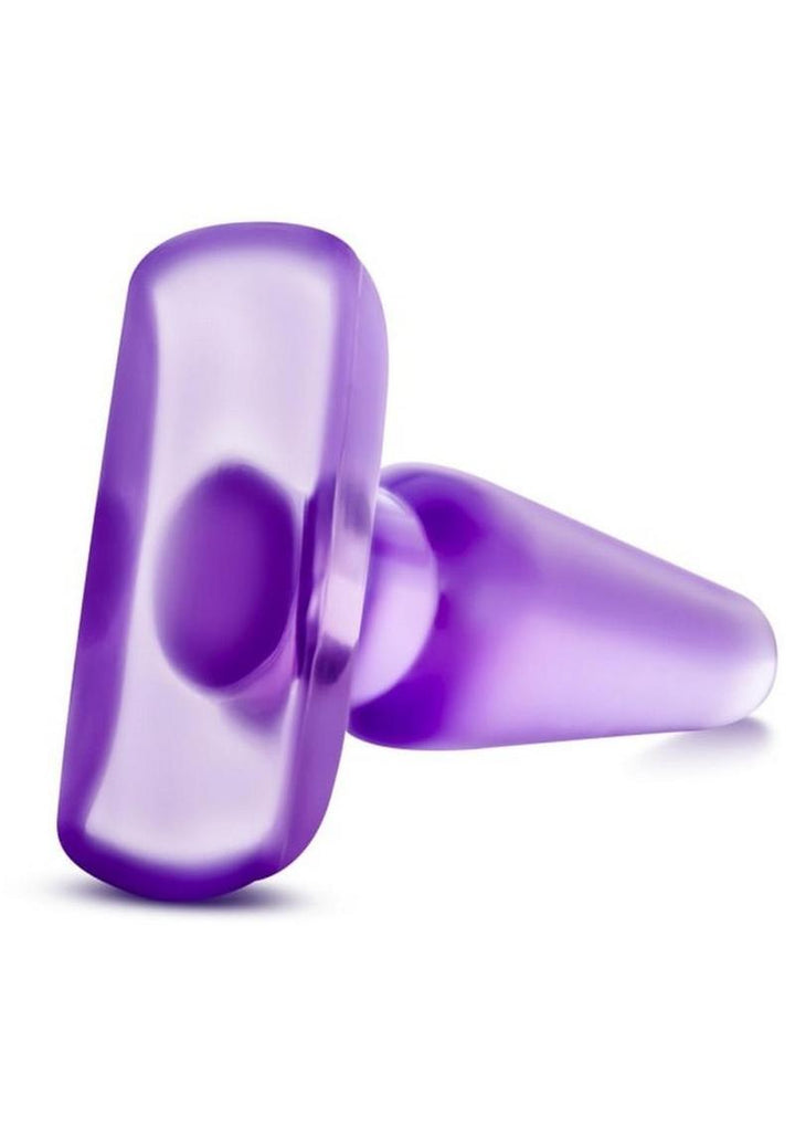 B Yours Eclipse Pleaser Butt Plug - Purple - Medium