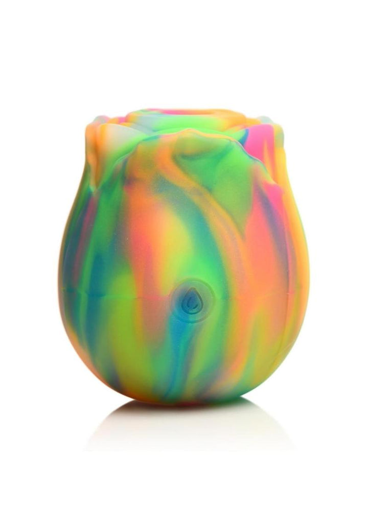 Bloomgasm Glow Rose Rechargeable Silicone Glow In The Dark Rose Clit Stimulator