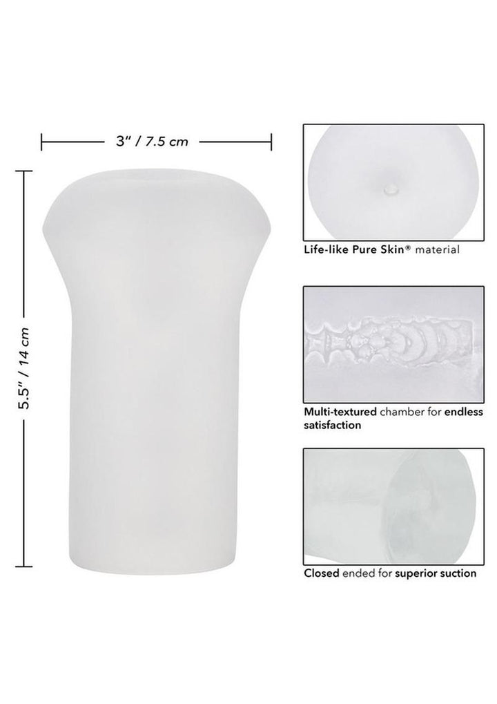 Boundless Stroker Masturbator - Frost/White