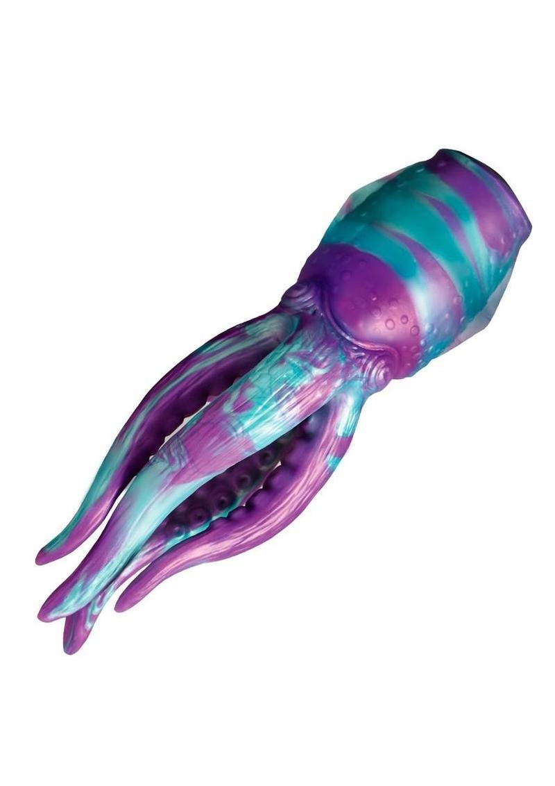 Creature Cocks Tenta Stroke Silicone Masturbator - Blue/Purple
