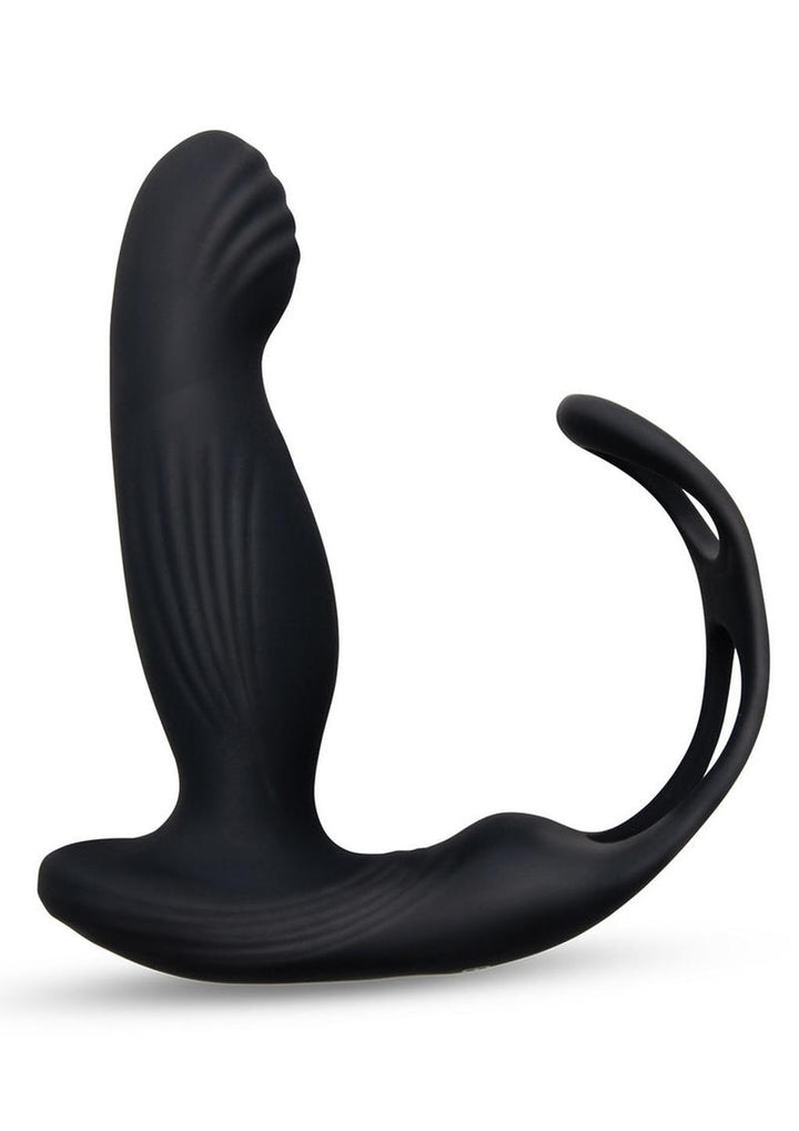 Envy Toys Remote Controlled Tapper Rechargeable Silicone P-Spot Vibrator and Dual Stamina Ring