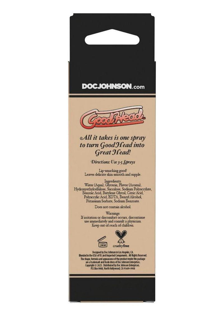 Goodhead Juicy Head Cocktails Dry Mouth Spray Boxed 2oz - Strawberries and Champagne
