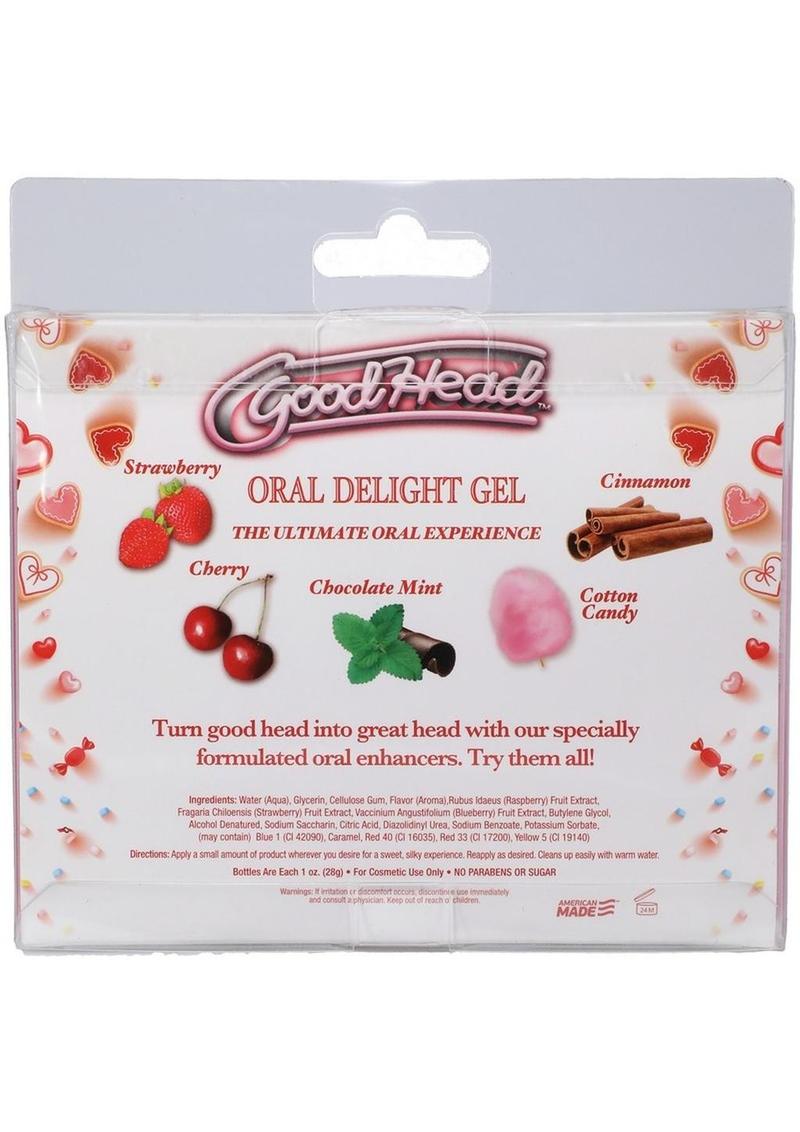 Goodhead Oral Delight Gel Assorted Flavors - 1oz - 5 Pack