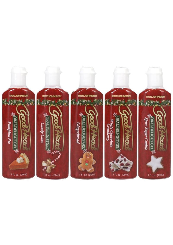 Goodhead Oral Delight Gel Holiday Edition - 1oz - 5 Pack