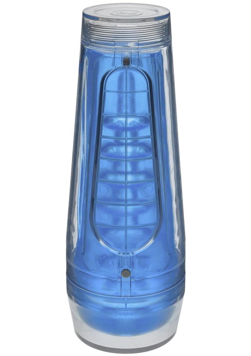 Main Squeeze Optix Ultraskyn Masturbator - Blue/Crystal