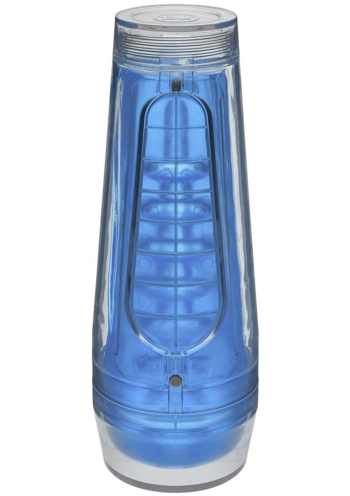 Main Squeeze Optix Ultraskyn Masturbator - Blue/Crystal