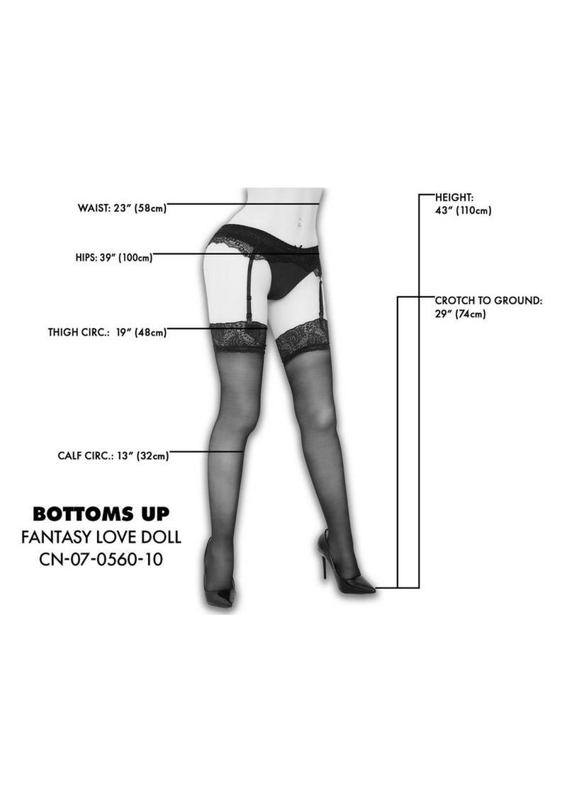 Mistress Bottoms Up Poseable Legs - Vanilla