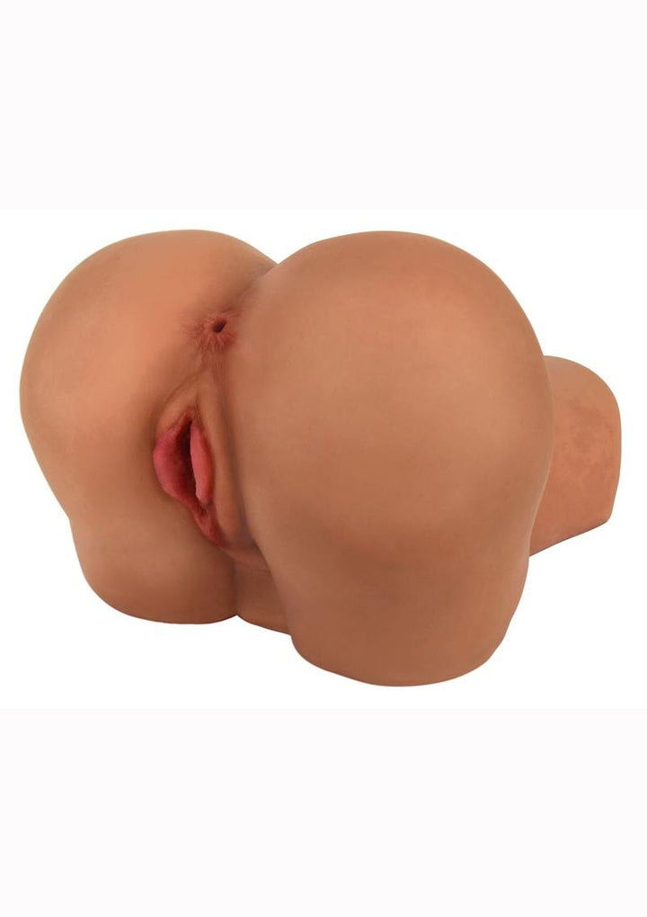 Mistress Tia Vibrating Bioskin Doggie Style Stroker - Pussy and Ass