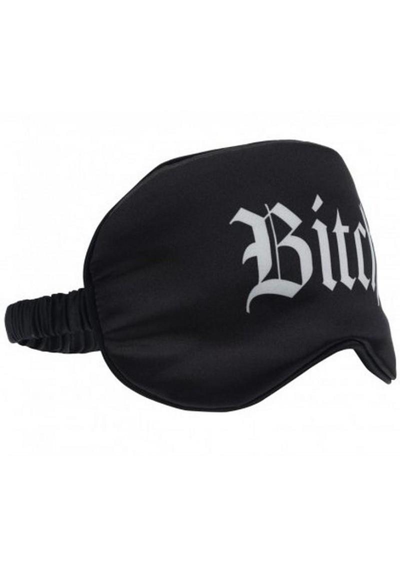 Ouch! Bitch Printed Satin Mask