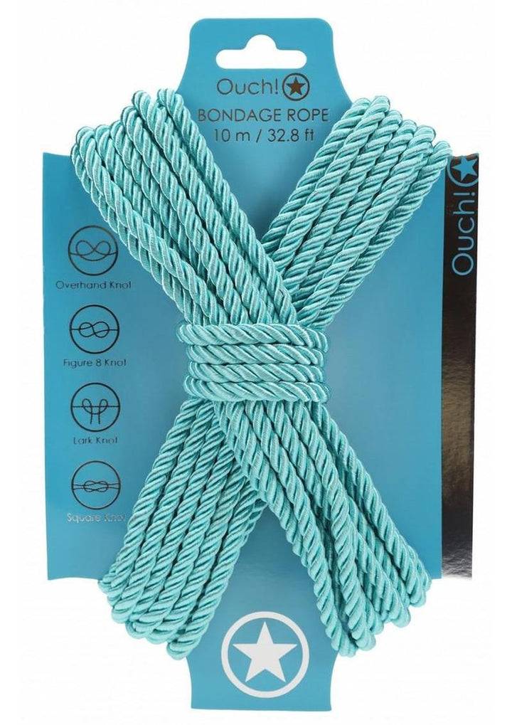 Ouch Bondage Rope 10 Meter Nylon - Blue
