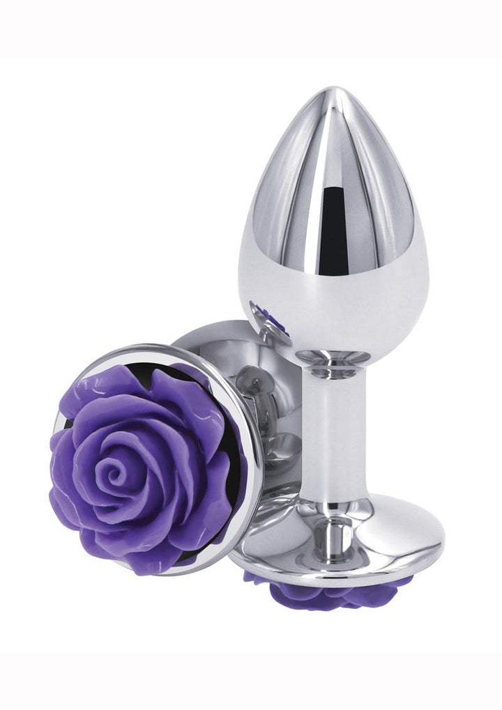Rear Assets Rose Aluminum Anal Plug