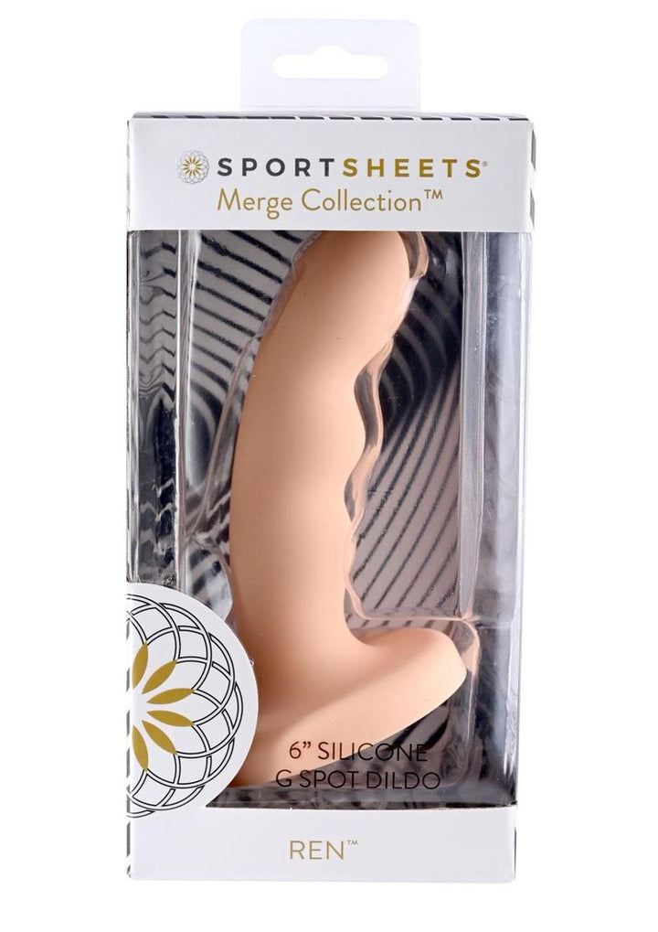 Ren Silicone Curved Dildo with Suction Cup