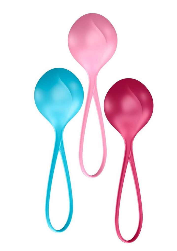 Satisfyer Balls Co3 Single Set Of 3 Female Stimulator - Assorted Colors
