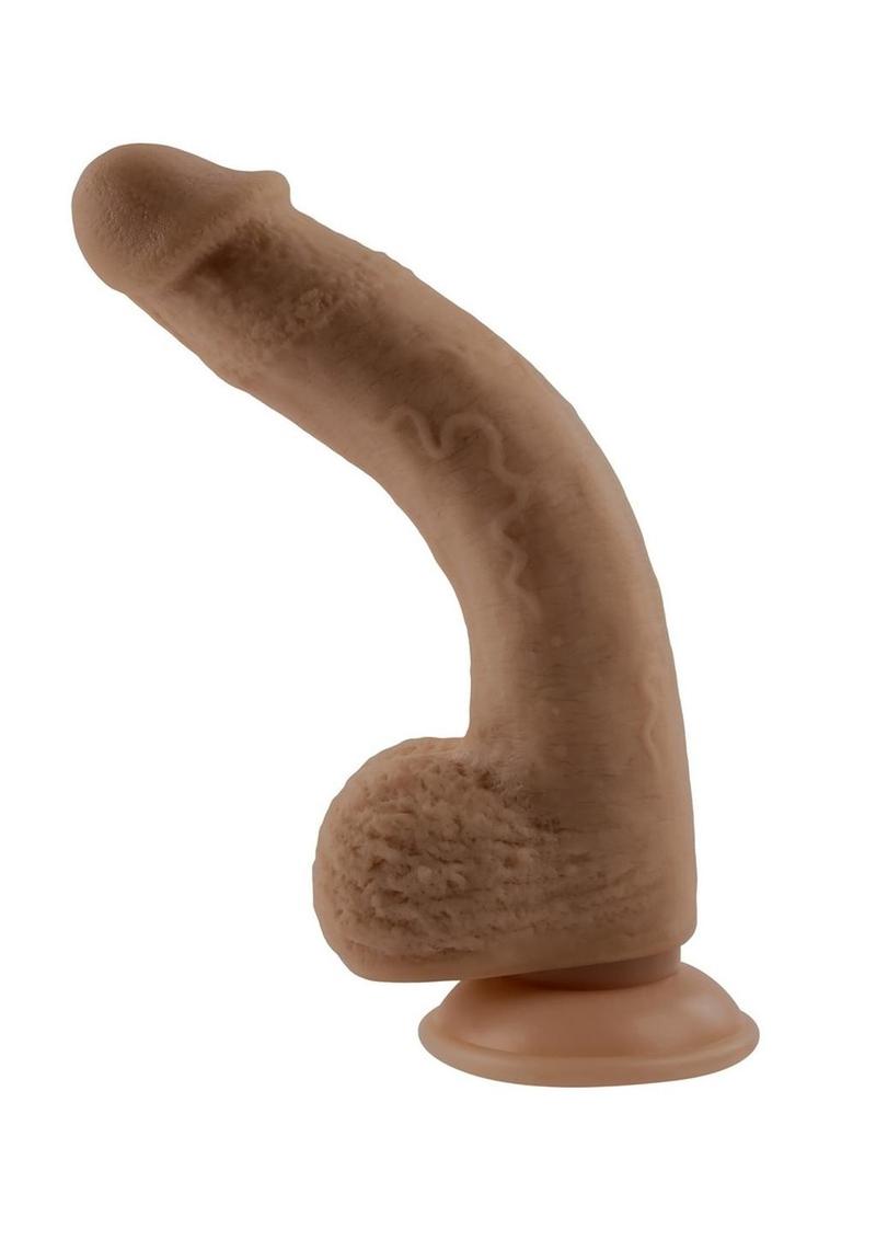 Selopa Natural Feel Flexskin Dildo - Chocolate - 7in