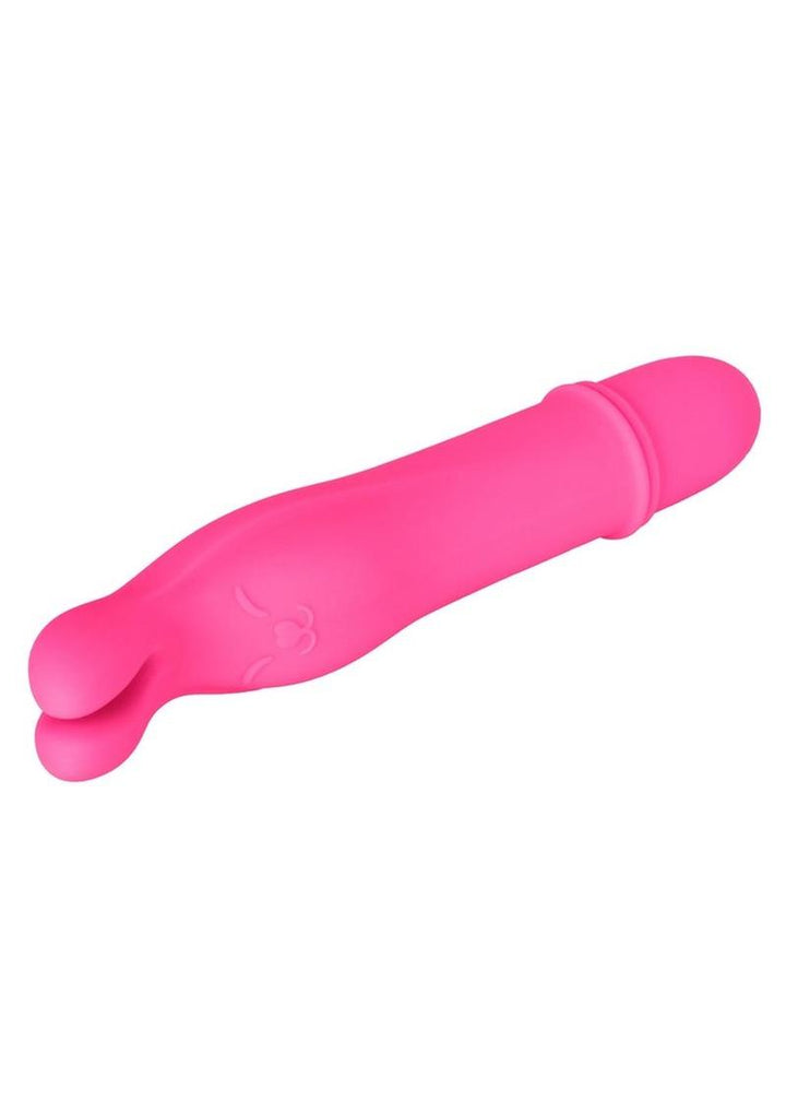 Shane's World Bedtime Bunny Silicone Vibrator Waterproof - Pink - 4.25in