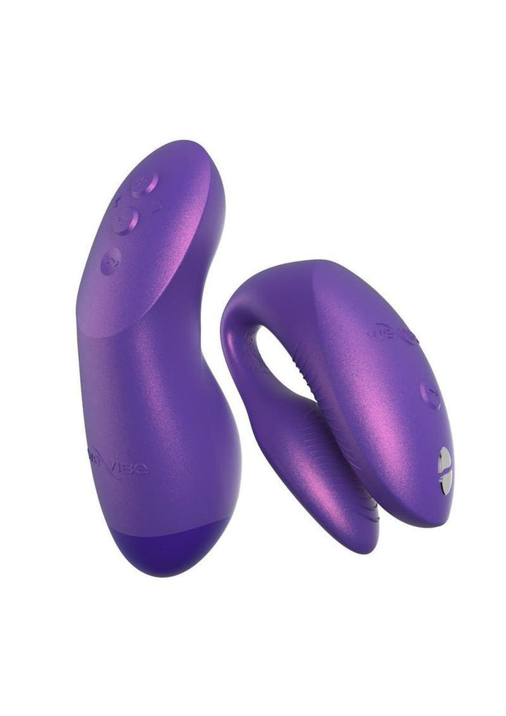 We-Vibe Chorus Rechargeable Silicone Couples Vibrator with Remote Control - Cosmic - Purple