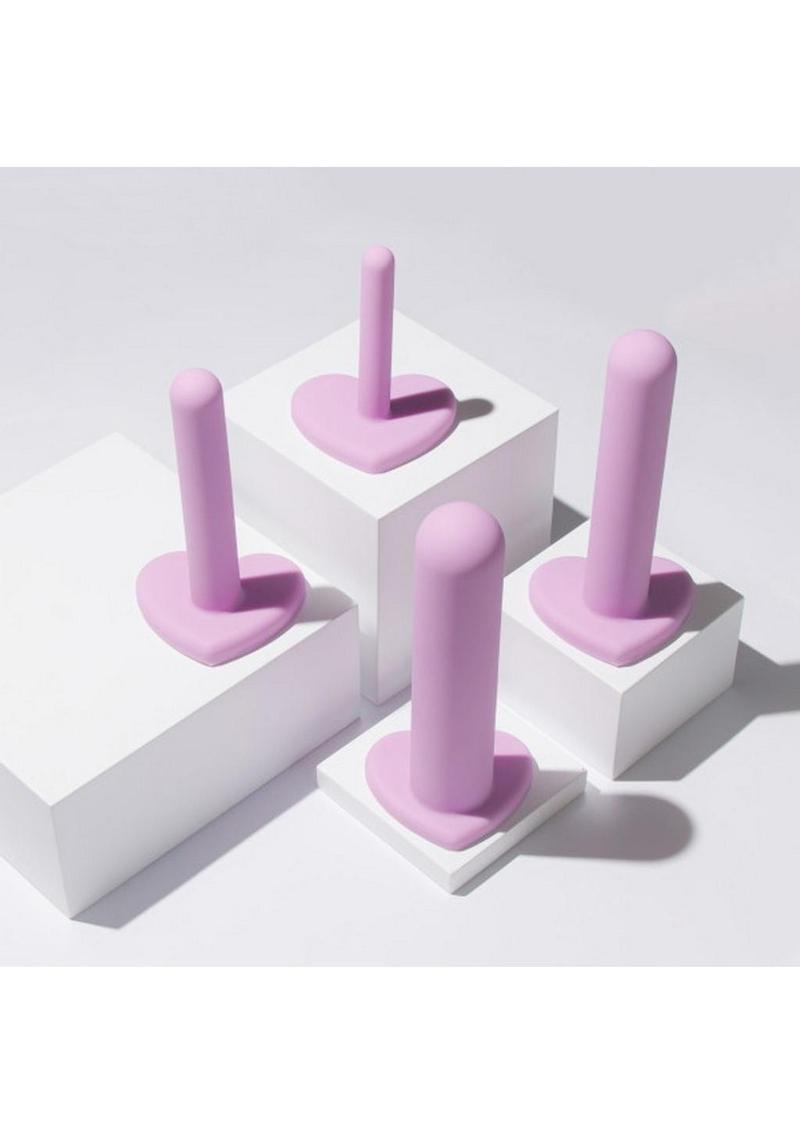 Wellness Dilator Kit Silicone - Purple - 4 Per Set