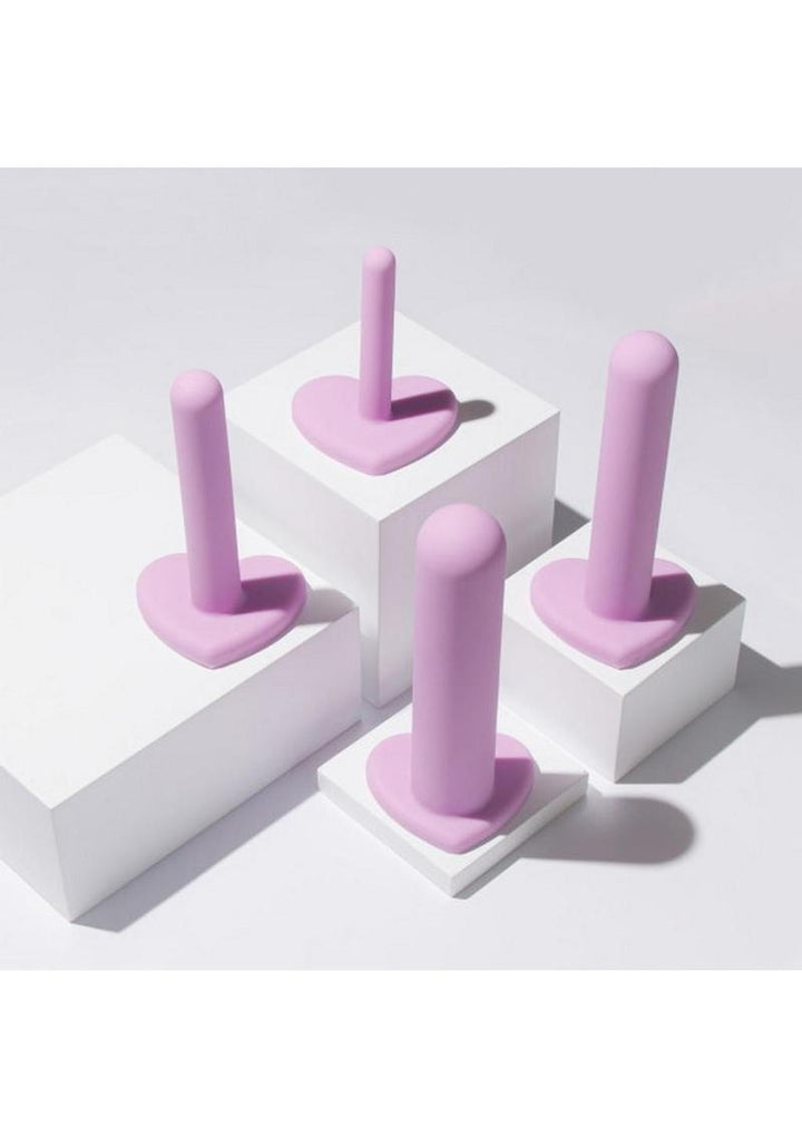 Wellness Dilator Kit Silicone - Purple - 4 Per Set