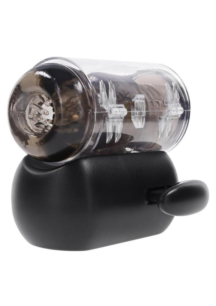 Zero Tolerance Hold Me Tight Rechargeable Heated Stroker - Black